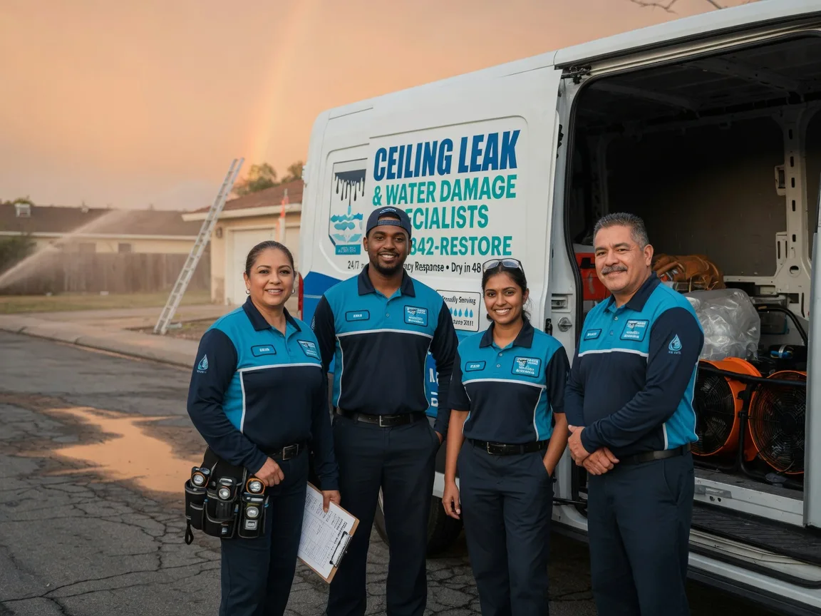 Ceiling Leak Cleanup company in Leivasy, WV